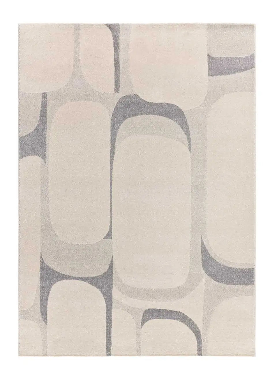 Atticgo Alfombra Abstracta Porto 12915 Plata