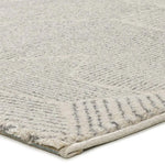 Atticgo Alfombra Geométrica Porto 12919 Plata detalle