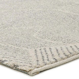 Atticgo Alfombra Geométrica Porto 12919 Plata detalle