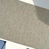 Alfombra a medida de exterior Rainbow 8201 Azul ambiente | Atticgo