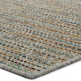 Alfombra a medida de exterior Rainbow 8201 Azul esquina | Atticgo