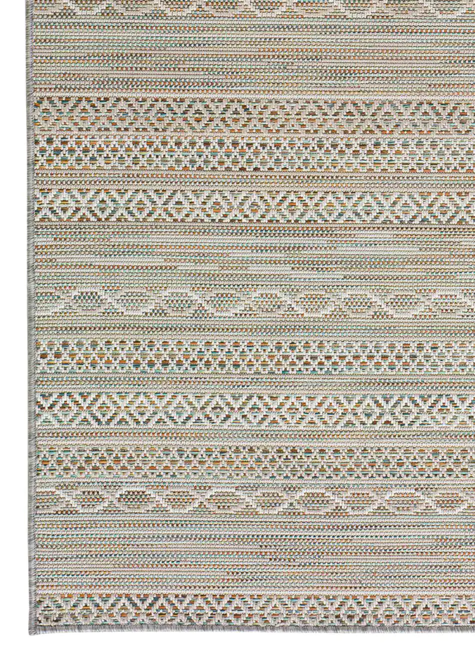 Alfombra a medida de exterior Rainbow 8217 Blanco zoom | Atticgo