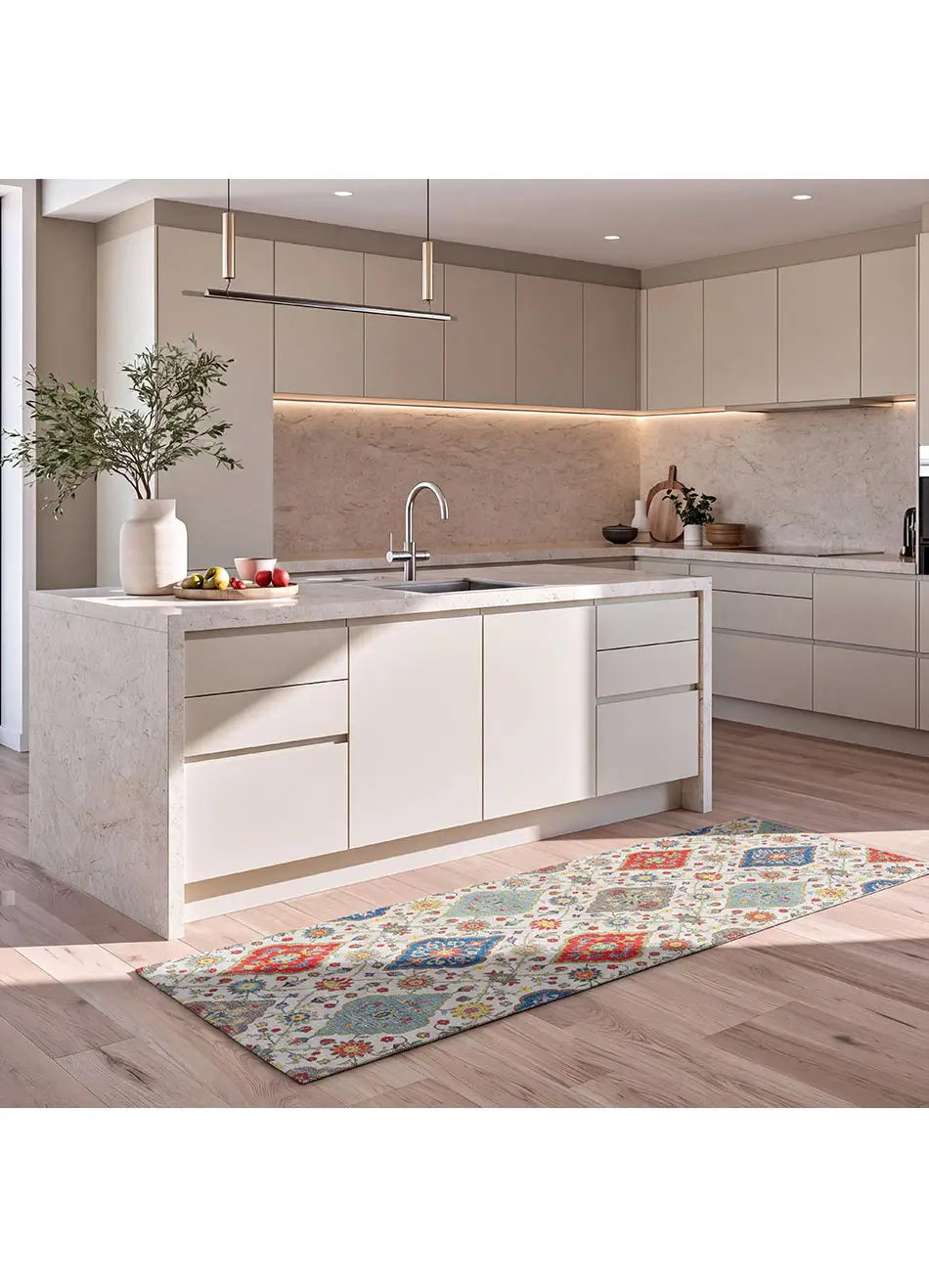 Alfombra de cocina lavable Ricci Bósforo Multicolor Atticgo