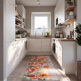 Alfombra de cocina antideslizante Ricci Camelia Multicolor Atticgo