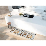 Alfombra de cocina antideslizante Ricci Cucina Multicolor Atticgo Ambiente