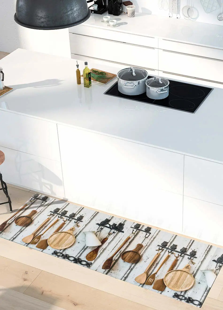 Alfombra cocina antideslizante Ricci Cucina Multicolor Atticgo