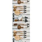 Alfombra de cocina antideslizante Ricci Cucina Multicolor Atticgo