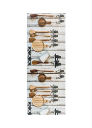 Alfombra de cocina antideslizante Ricci Cucina Multicolor Atticgo