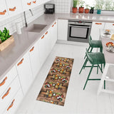 Alfombra de cocina antideslizante Ricci Herbs Multicolor Atticgo Ambiente