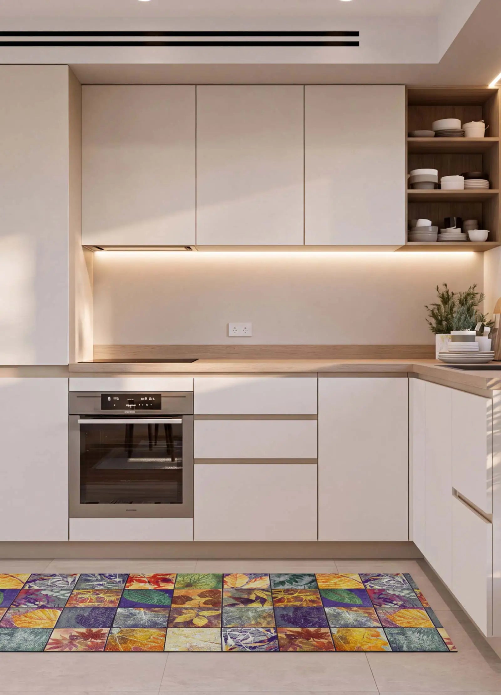 Alfombra de cocina antideslizante Ricci Impressioni Atticgo