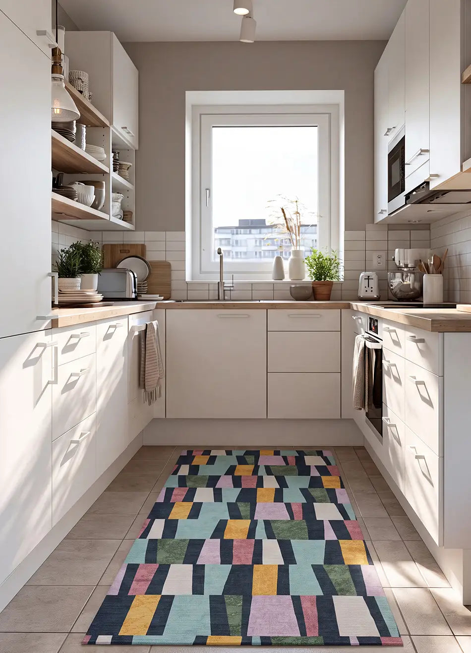 Alfombra de cocina Ricci Loop Multicolor Atticgo