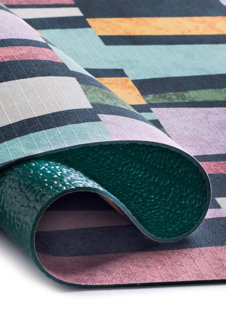 Alfombra cocina Ricci Loop Multicolor Atticgo Backing