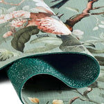 Backing Alfombra de cocina lavable de flores Ricci Monet Atticgo