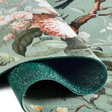 Backing Alfombra de cocina lavable de flores Ricci Monet Atticgo