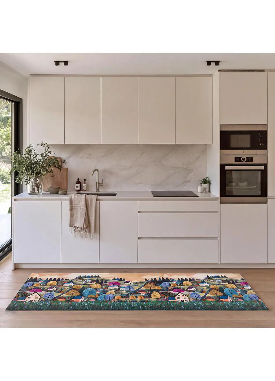 Alfombra de cocina antideslizante Ricci Ortisei Multicolor Atticgo