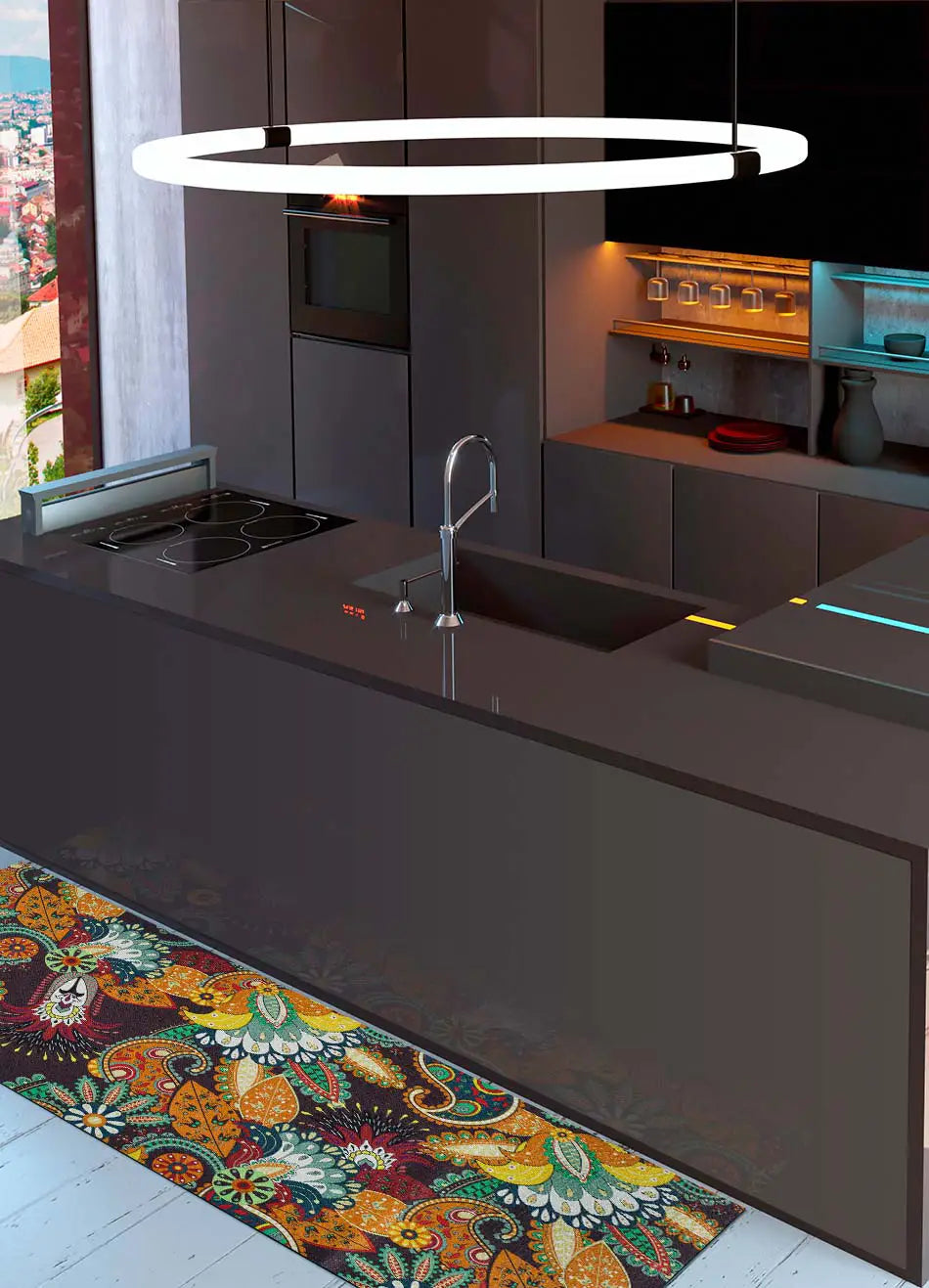 Atticgo Alfombra de cocina Ricci Paisley Ambiente