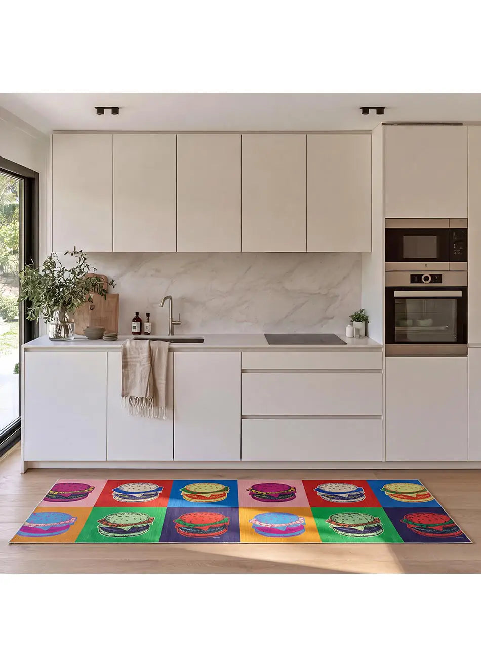 Alfombra de cocina antideslizante Ricci Pop Art Atticgo
