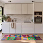 Alfombra de cocina antideslizante Ricci Pop Art Atticgo