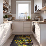Alfombra de cocina antideslizante Ricci Sunflowers Atticgo