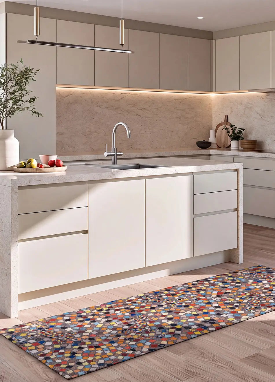 Alfombra de cocina Ricci Telesas Multicolor Attigo