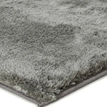 Atticgo Alfombra shaggy antideslizante Roma Liso Antracita esquina