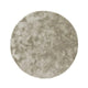 Atticgo Alfombra redonda shaggy antideslizante Roma Liso Piedra