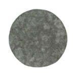 Atticgo Alfombra redonda shaggy antideslizante Roma Liso Antracita