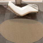 Alfombra a medida Ruta Liso Beige ambiente| Atticgo