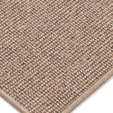 Alfombra a medida Ruta Liso Beige esquina | Atticgo