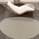 Alfombra a medida Ruta Liso Crema ambiente | Atticgo