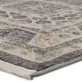 Alfombra vintage en gris Saira esquina | Atticgo