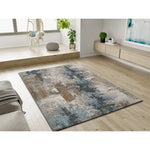 Alfombra de exterior abstracta azul Salsa 54562 Atticgo Para interior-exterior