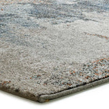 Alfombra de exterior esquina abstracta azul Salsa 54562 Atticgo