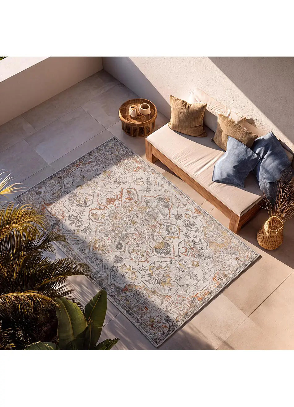 Alfombra de exterior vintage Samara 54574 Multicolor Atticgo