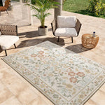 Alfombra de exterior floral para terrazas Samara 54587 Multicolor Atticgo