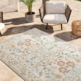 Alfombra de exterior jardín floral Samara 54587 Multicolor Atticgo