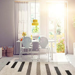 Alfombra salón shaggy geométrica Scenic 354 Gris Atticgo