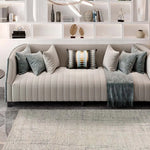 Atticgo Alfombra abstracta Sensation 12523 Plata ambiente