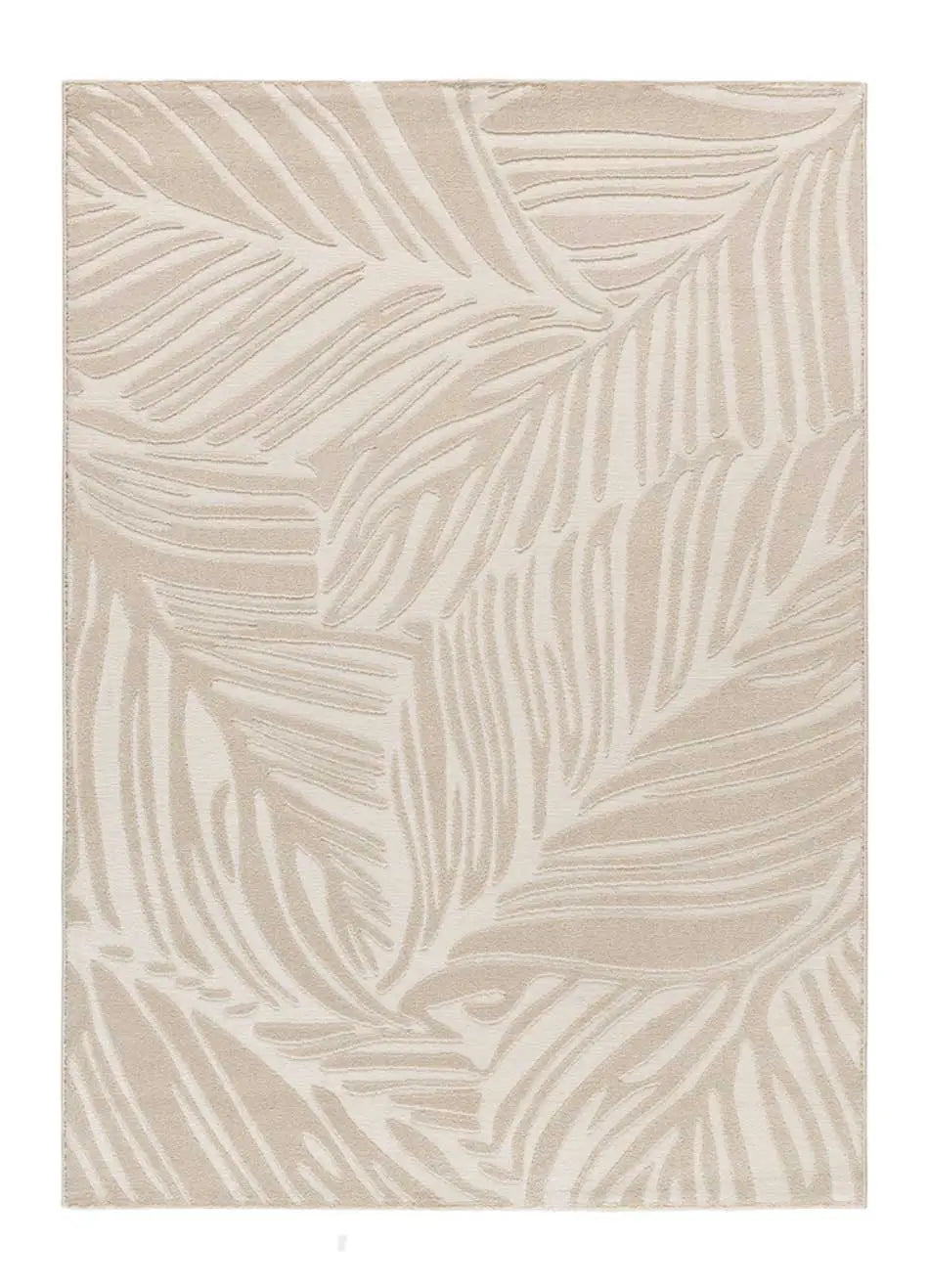 Atticgo Alfombra con diseño vegetal en relieve Sensation 12744 Blanco