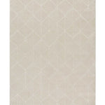 Alfombra geométrica con relieve Sensation 12456 Blanco Atticgo