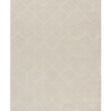 Alfombra geométrica con relieve Sensation 12456 Blanco Atticgo