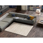 Alfombra ambiente abstracta con relieve Sensation 12459 Blanco Atticgo