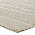 Alfombra esquina abstracta con relieve Sensation 12459 Blanco Atticgo