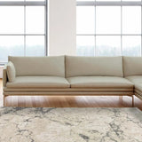 Alfombra salón efecto mármol Sensation 12412 Gris y Blanco Atticgo