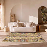Alfombra lavable étnica multicolor Serak 1044 Atticgo para salón