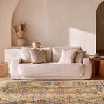 Alfombra lavable salón étnica multicolor Serak 1044 Atticgo