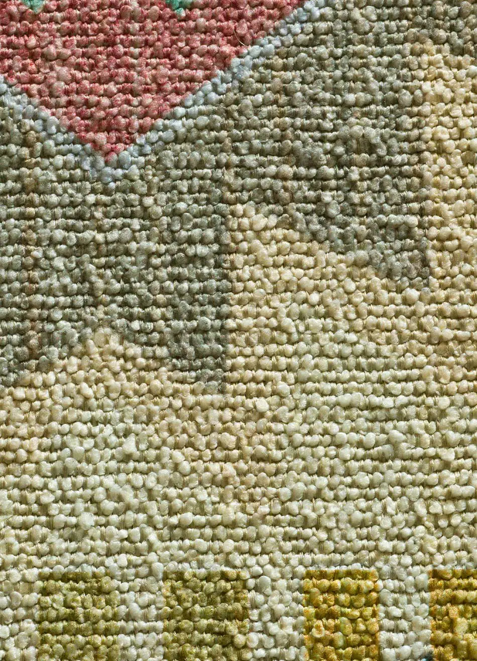 Alfombra lavable étnica multicolor Serak 1048 Detalle