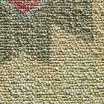 Alfombra lavable étnica multicolor Serak 1048 Detalle
