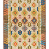 Alfombra lavable étnica multicolor Serak 1048 Atticgo