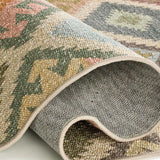 Alfombra lavable étnica multicolor Serak 1049 Backing